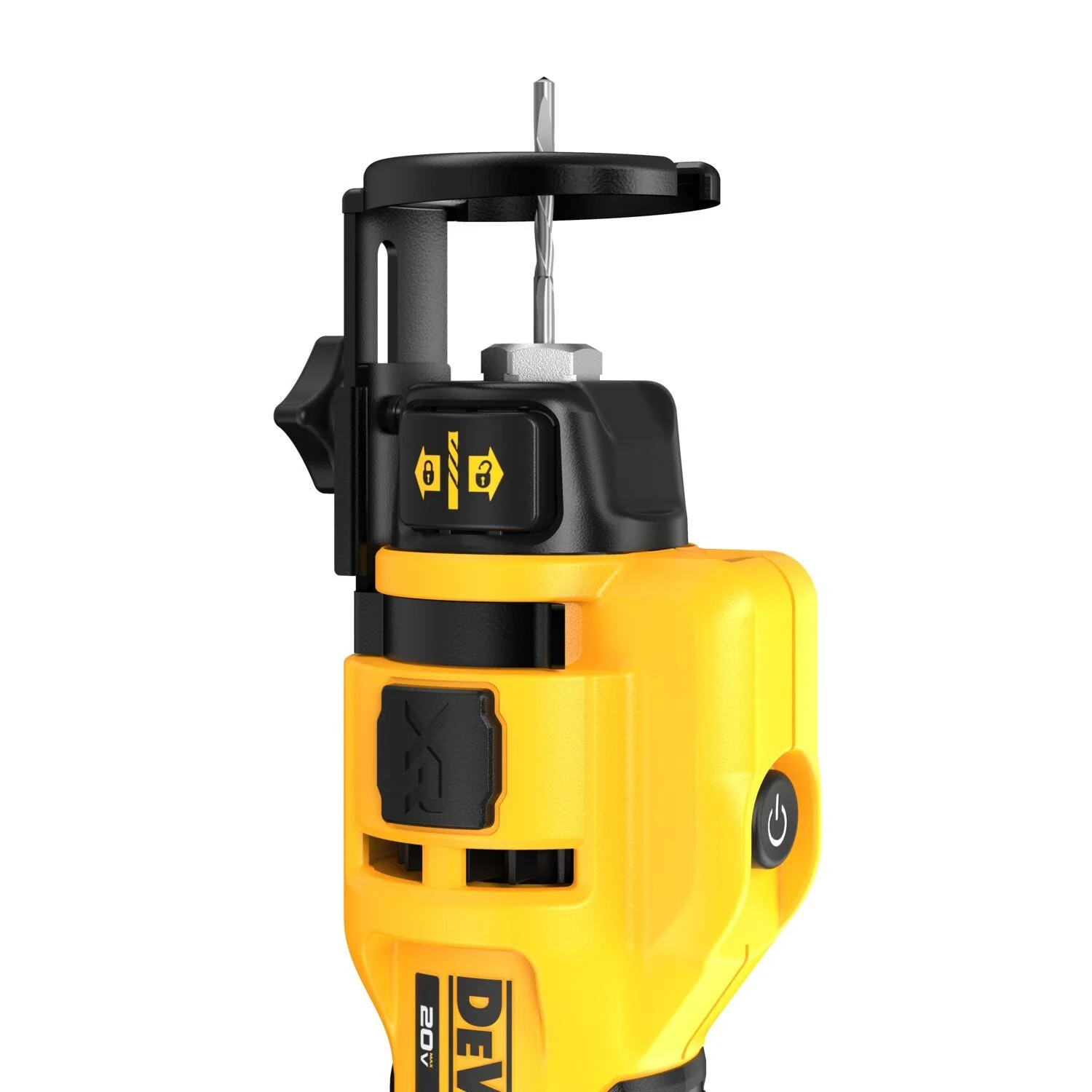 DeWalt DCE555D2 20V MAX XR Brushless Drywall Cut-Out Tool 2.0Ah Kit - Image 10