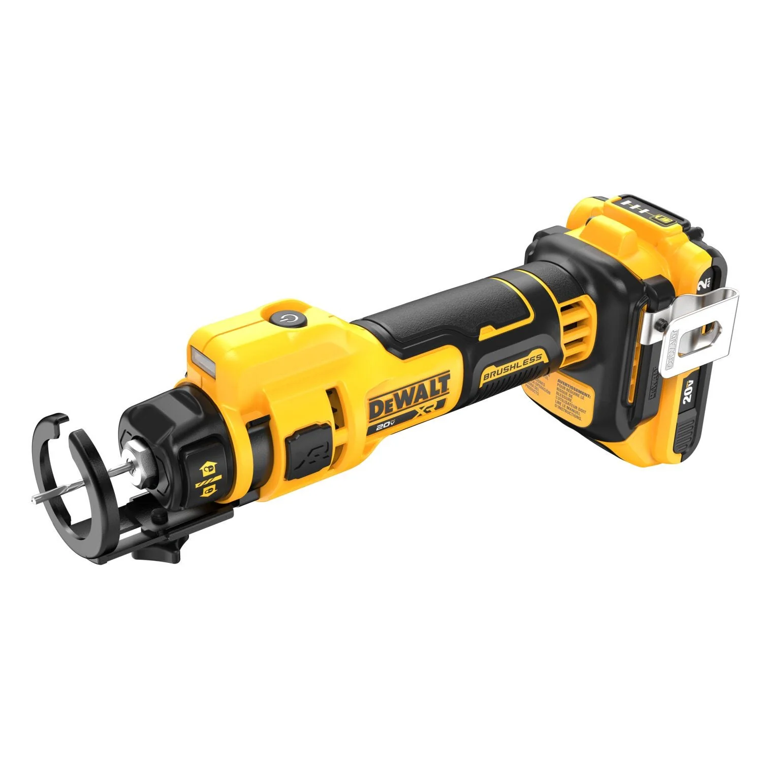 DeWalt DCE555D2 20V MAX XR Brushless Drywall Cut-Out Tool 2.0Ah Kit - Image 7