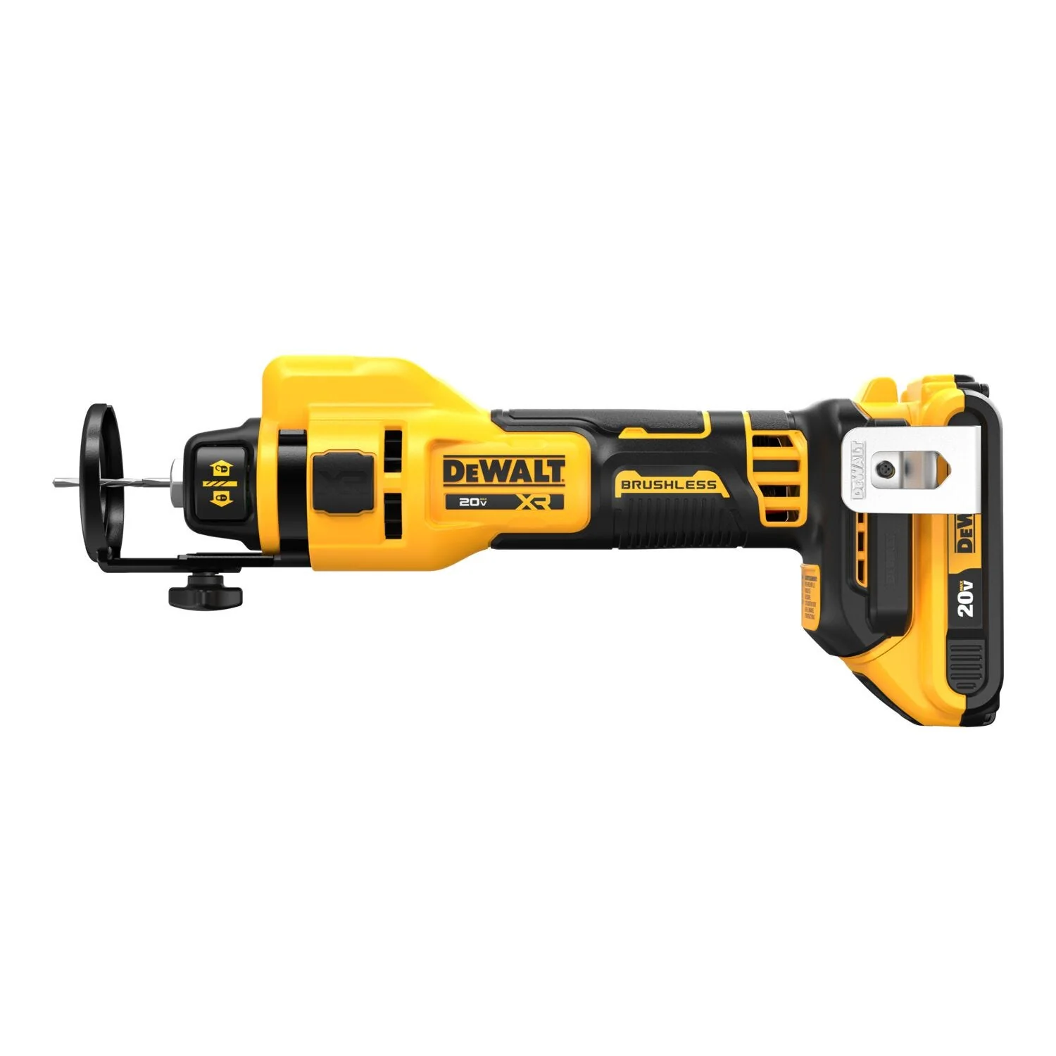DeWalt DCE555D2 20V MAX XR Brushless Drywall Cut-Out Tool 2.0Ah Kit - Image 8