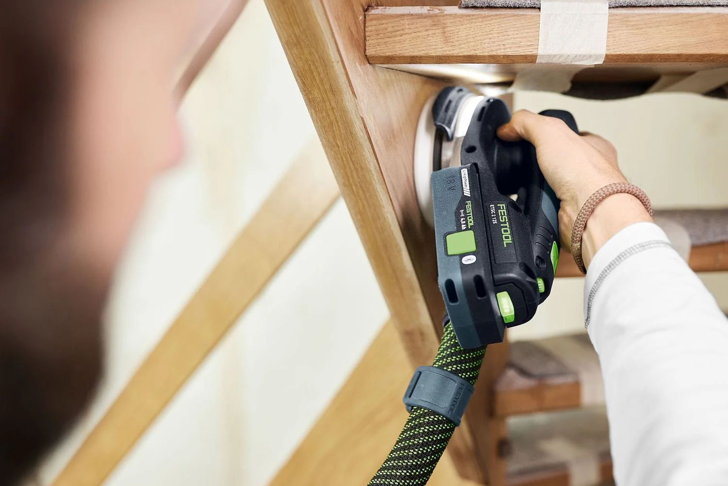 Festool Cordless 18V ETSC 2 125mm (5-in.) Sander Kit w/ 100-Piece GRANAT Abrasive Systainer Set - Image 6