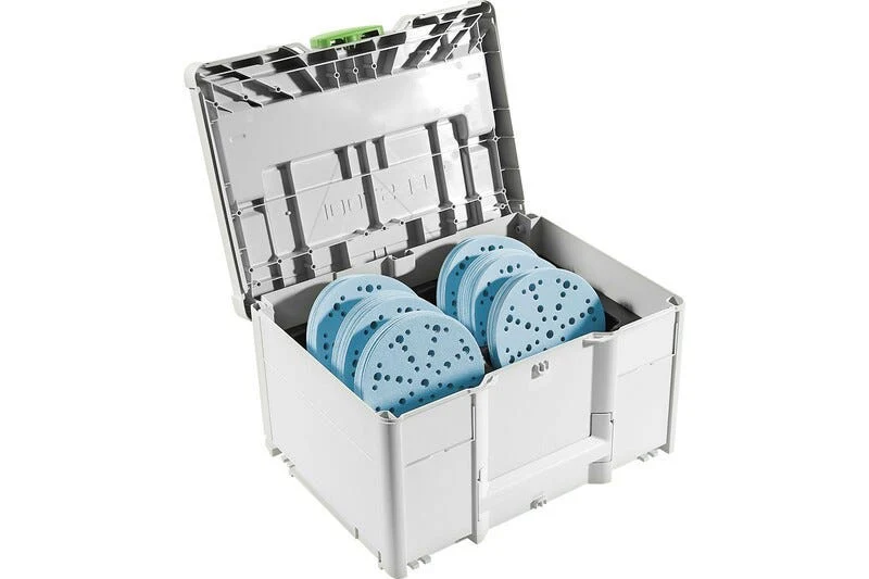 Festool ETS EC 150/3 EQ 150mm (6") Compact Finish Sander Set w/ Granat Abrasive Value Set Systainer - Image 13