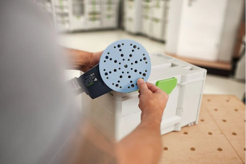 Festool ETS EC 150/3 EQ 150mm (6") Compact Finish Sander Set w/ Granat Abrasive Value Set Systainer - Image 15