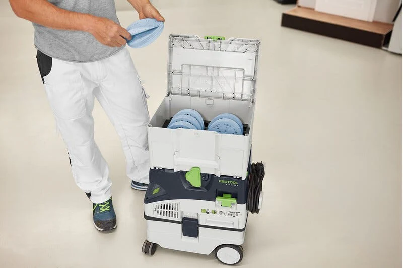 Festool ETS EC 150/3 EQ 150mm (6") Compact Finish Sander Set w/ Granat Abrasive Value Set Systainer - Image 16