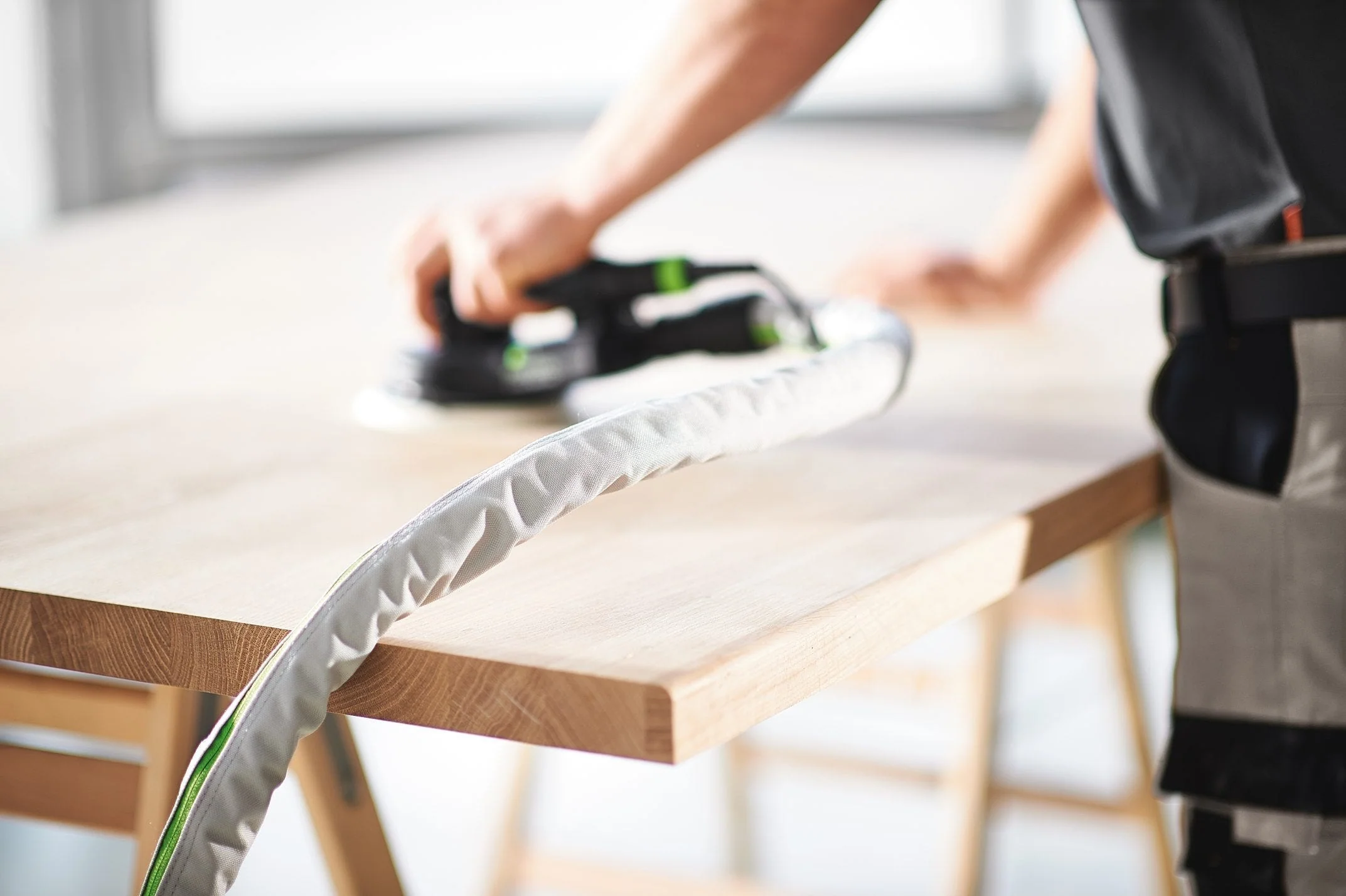 Festool ETS EC 150/5 EQ 150mm (6") Compact Finish Sander Set w/ Granat Abrasive Value Set Systainer - Image 5