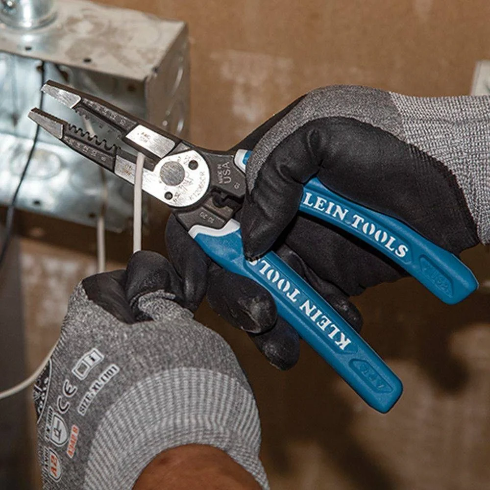 Klein K12065CR Klein-Kurve Heavy-Duty Wire Stripper / Cutter / Crimper Multi Tool, 8-20 AWG - Image 3
