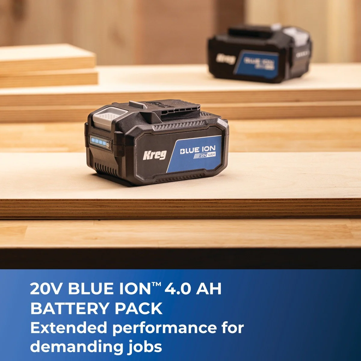 Kreg BATT4A 20V Blue Ion 4.0 Ah Battery Pack - Image 3