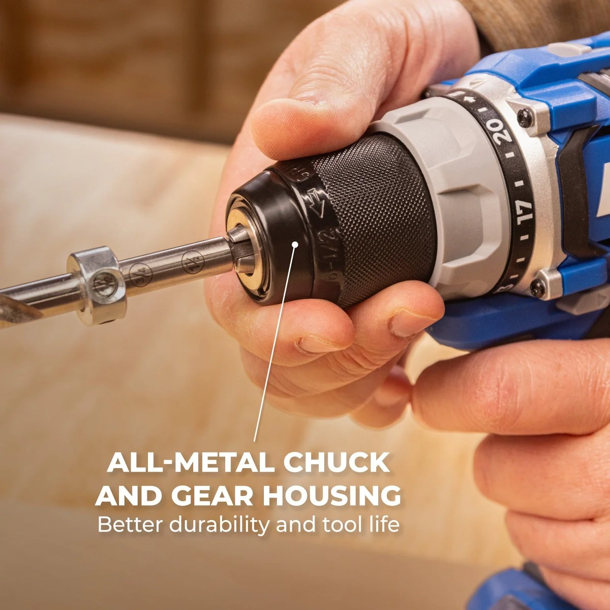 Kreg KPTDR050A 20V Ionic Drive 1/2-in Compact Drill, Tool Only - Image 6