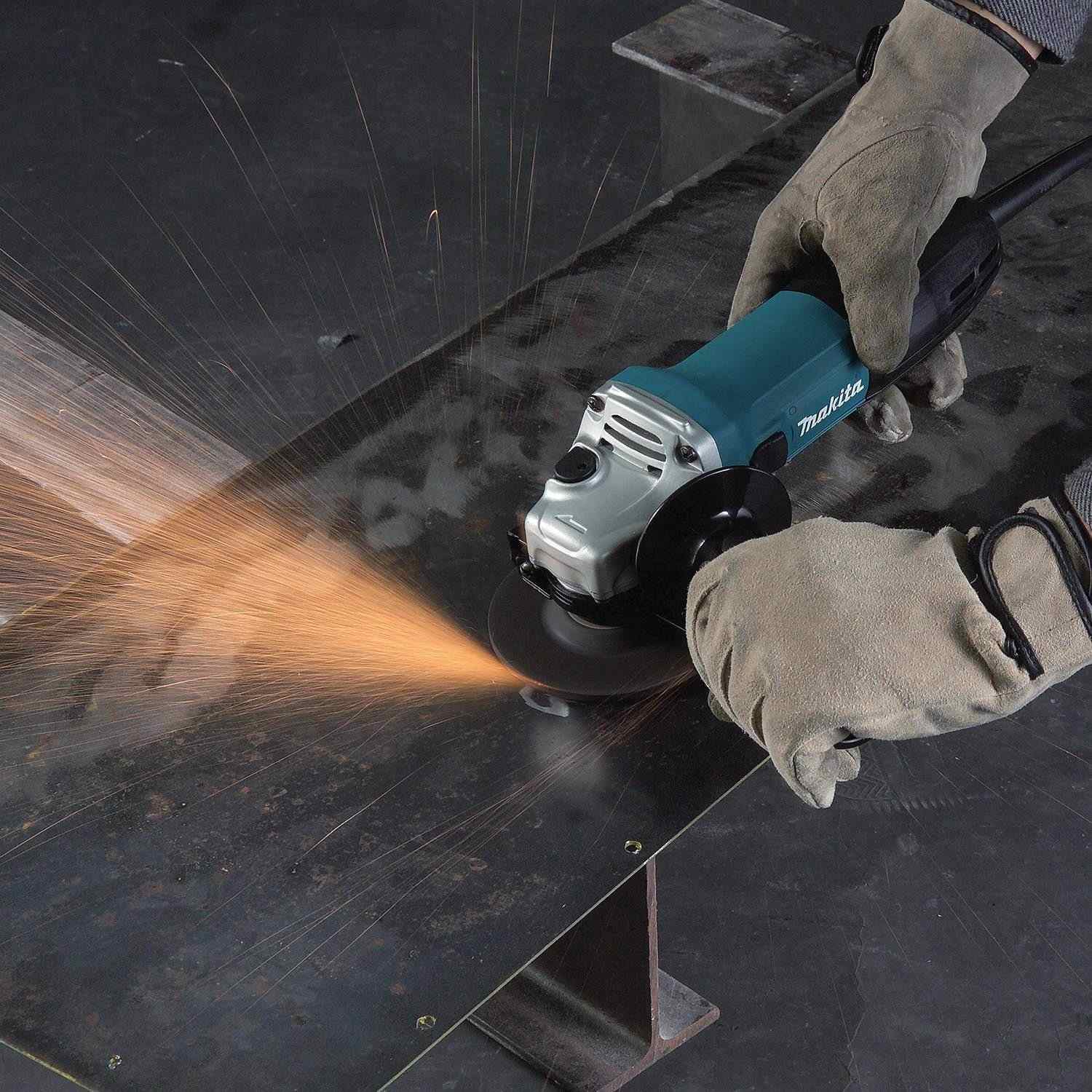 Makita GA4030K Corded 4" Angle Grinder, with tool case - Image 3