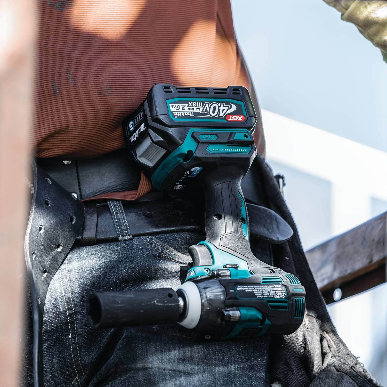 Makita GWT05D 40V max XGT Brushless Cordless 4-Speed 1/2" Sq. Drive Impact Wrench Kit w/ Detent Anvil (2.5Ah) (PROMO) - Image 7
