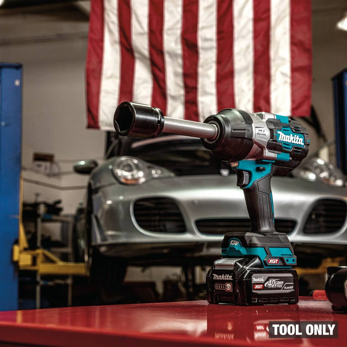 Makita GWT11Z 40V max XGT Brushless Cordless 4-Speed High-Torque 3/4-in. Extended Anvil Friction Ring Impact Wrench, Tool Only - Image 6