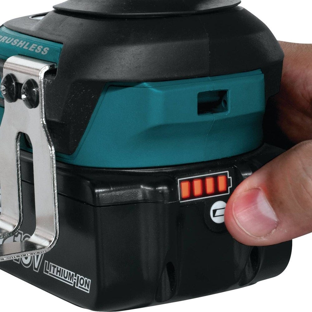 Makita XWT09T 18V LXT Lithium-Ion Brushless Cordless High-Torque 7/16" Hex Impact Wrench Kit (5.0Ah) - Image 4