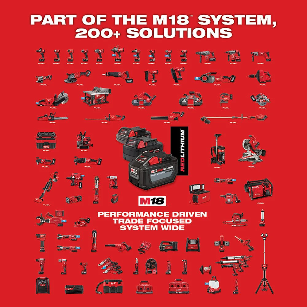 Milwaukee 2883-20 M18 FUEL 4-1/2" / 5" Braking Grinder w/ ONE-KEY Slide Switch, Lock-On - Image 11