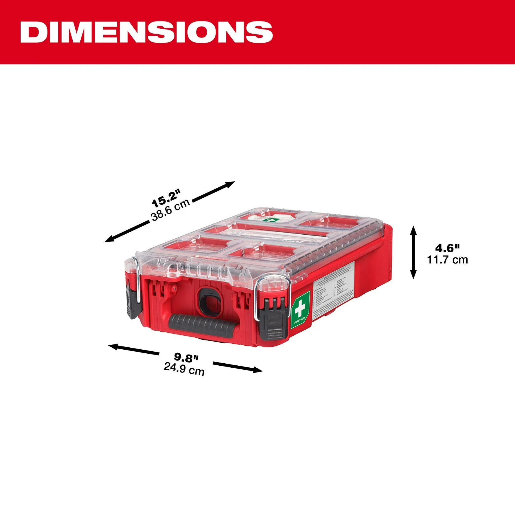 Milwaukee 48-73-8435C 79PC Class A Type III PACKOUT First Aid Kit - Image 4