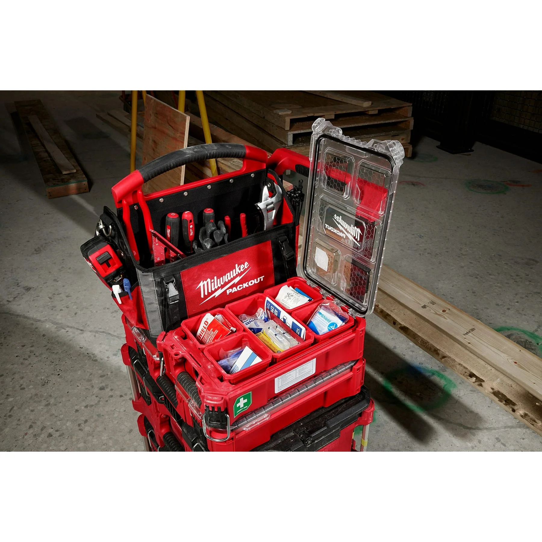 Milwaukee 48-73-8435C 79PC Class A Type III PACKOUT First Aid Kit - Image 6