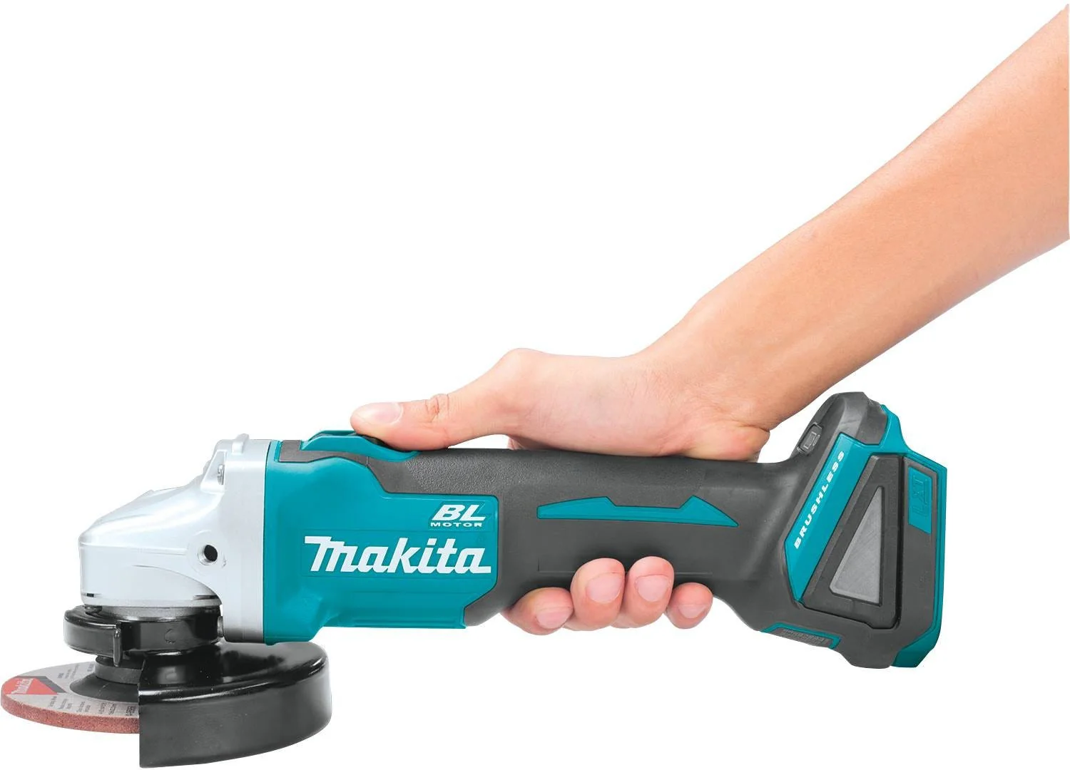 Makita XAG04Z-XRW01Z 18V LXT Cordless 4-1/2â€ / 5" Cut-Off/Angle Grinder and 3/8" / 1/4" Sq. Drive Ratchet, Bare Tool Combo - Image 10