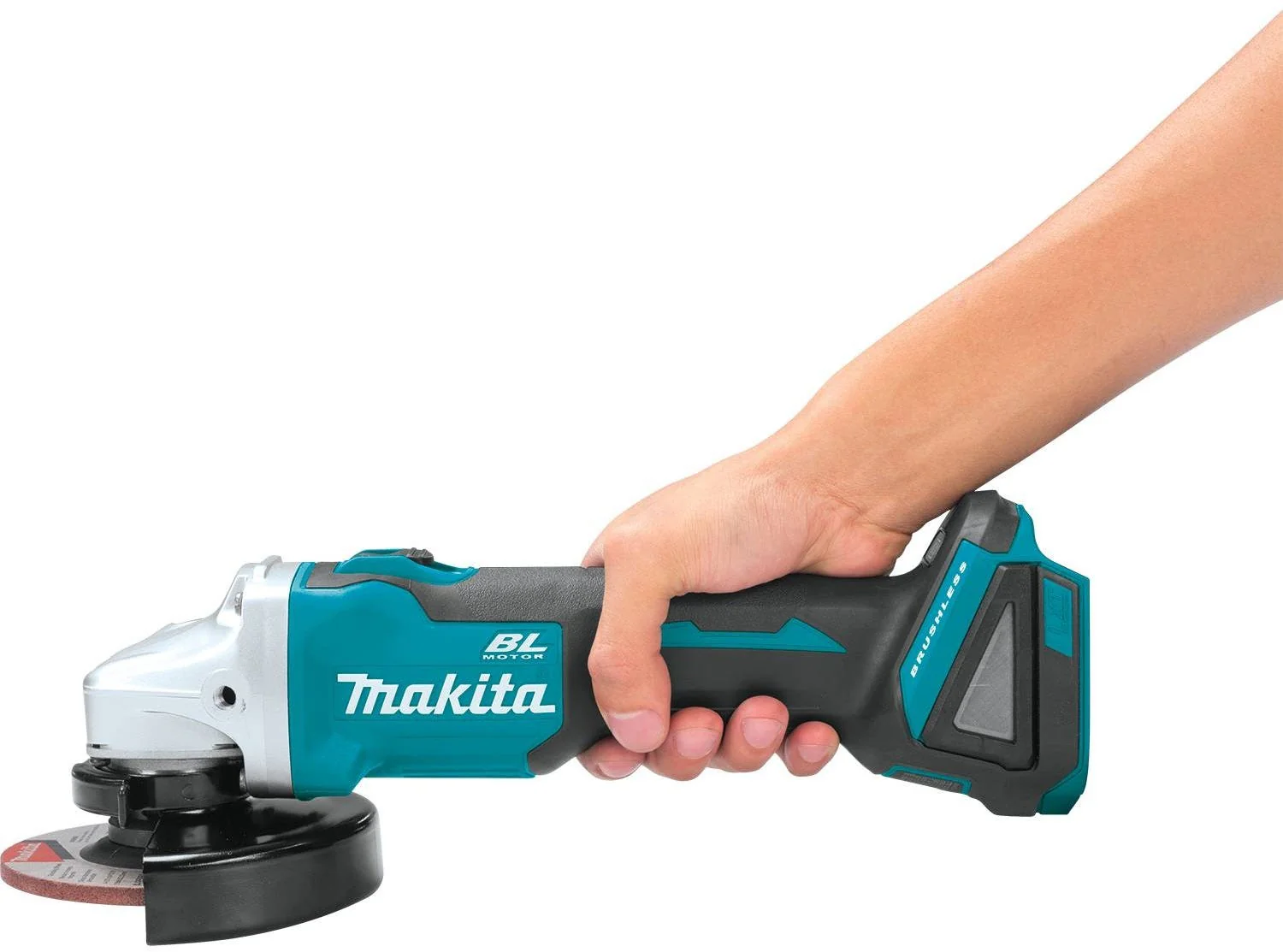 Makita XAG04Z-XRW01Z 18V LXT Cordless 4-1/2â€ / 5" Cut-Off/Angle Grinder and 3/8" / 1/4" Sq. Drive Ratchet, Bare Tool Combo - Image 11