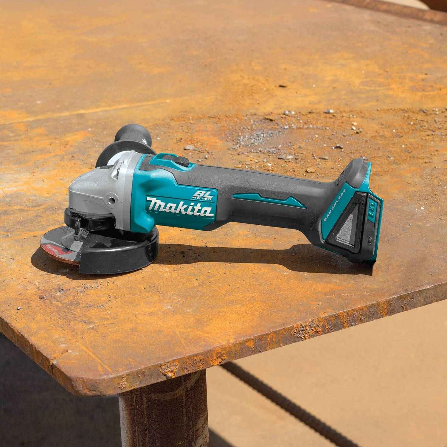Makita XAG04Z-XRW01Z 18V LXT Cordless 4-1/2â€ / 5" Cut-Off/Angle Grinder and 3/8" / 1/4" Sq. Drive Ratchet, Bare Tool Combo - Image 6